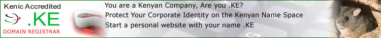 Register .KE Domains. Resell .ke domains